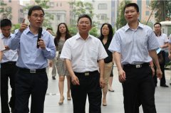 佛山市副市长刘炜一行莅临新媒体园调研考察