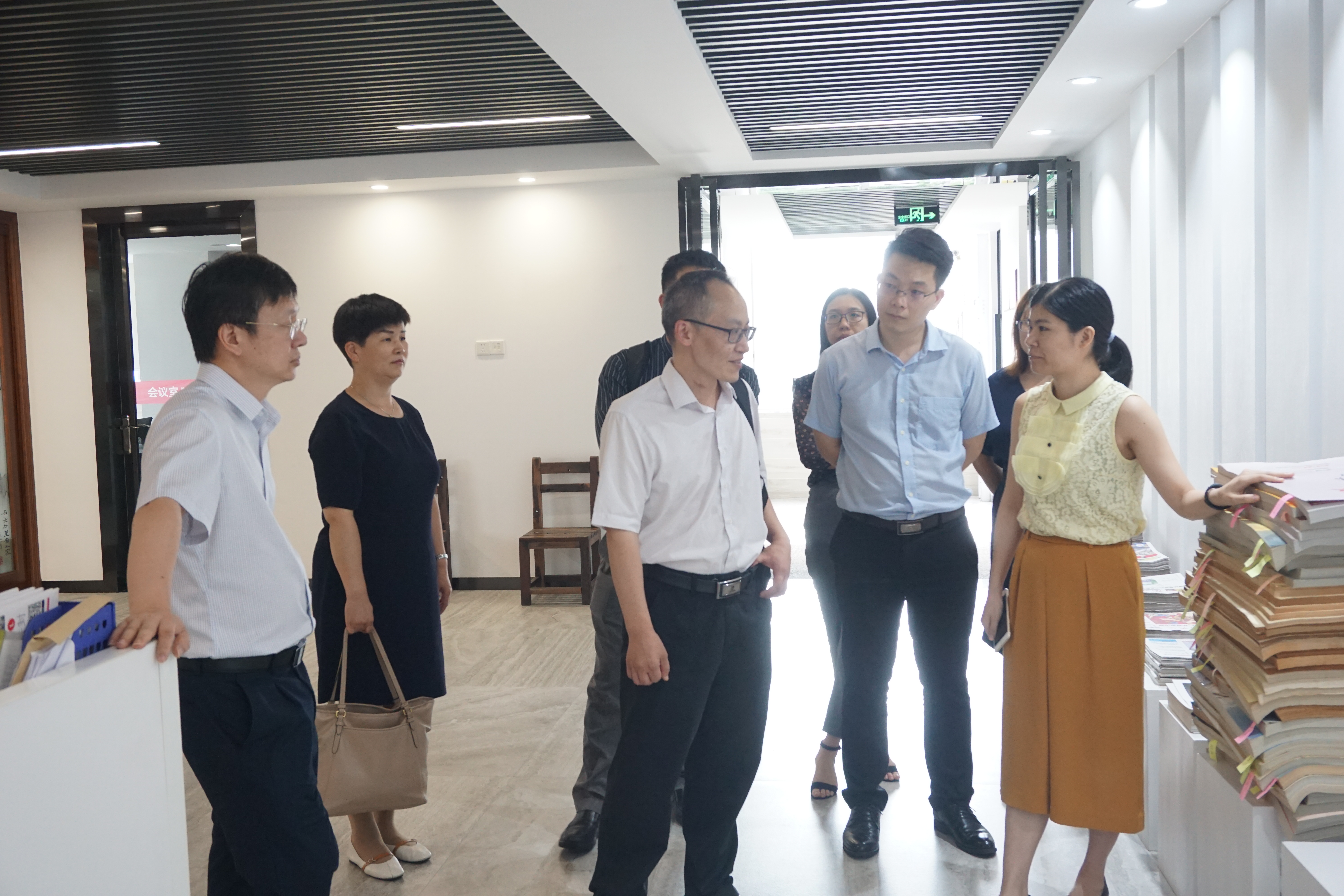 粤港澳大湾区生产力促进服务联盟到新媒体产业园调研